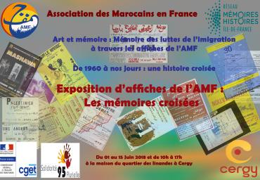Exposition d'affiches AMF Cergy